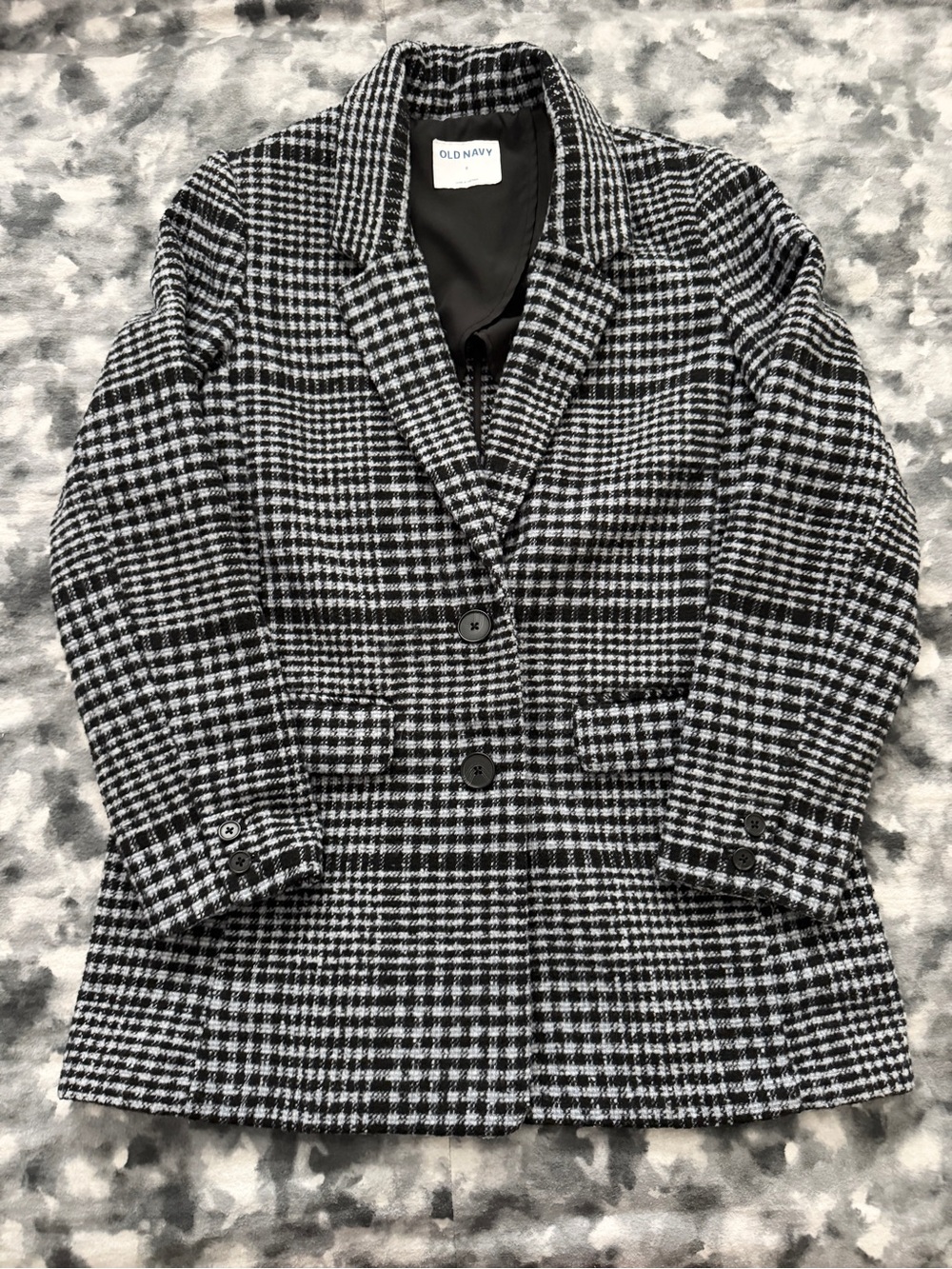 Old Navy Plaid Blazer Jacket